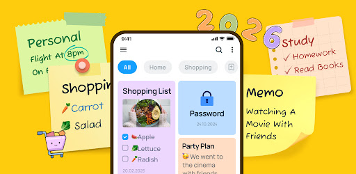 Easy Notes – Notepad, Notebook, Free Notes App background